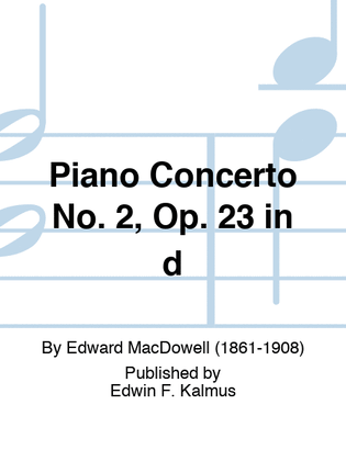 Book cover for Piano Concerto No. 2, Op. 23 in d