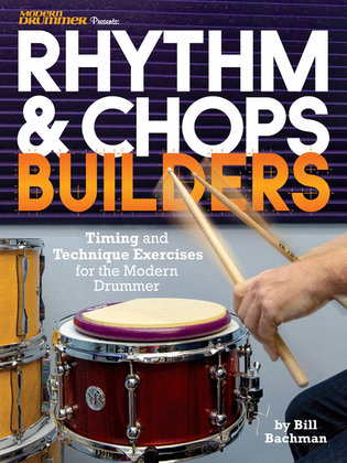 Book cover for Modern Drummer Presents Rhythm & Chops Builders