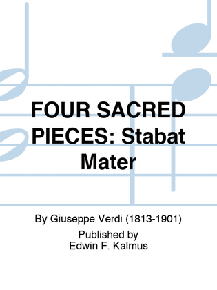 Book cover for FOUR SACRED PIECES: Stabat Mater