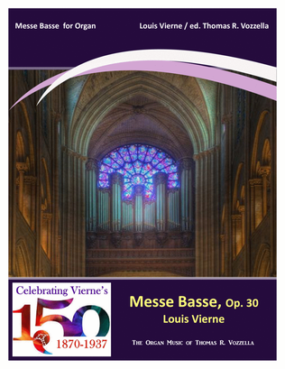 Book cover for Mass for Organ - Messe Basse, Opus 30 (Organ Solo)