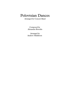 Book cover for Complete Polovtsian Dances arranged for Concert Band