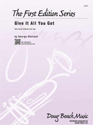 Book cover for Give It All You Got
