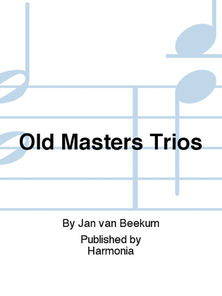 Book cover for Old Masters Trios