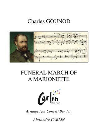 Book cover for Funeral March of a Marionette by Gounod - Arranged for Concert Band
