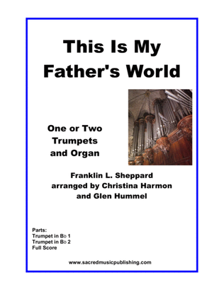 Book cover for This Is My Father's World - One or Two Trumpets and Organ