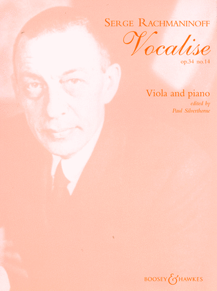 Book cover for Vocalise Op. 34, No. 14