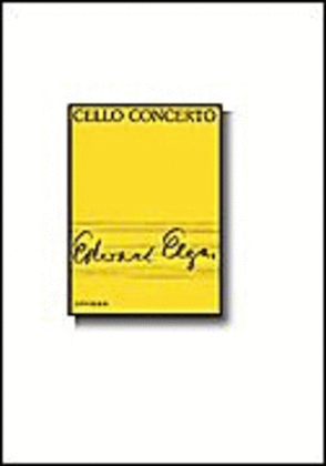 Book cover for Edward Elgar: Cello Concerto Miniature Score