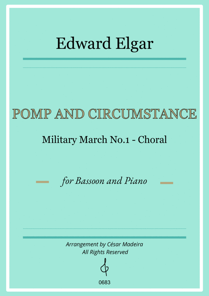 Pomp and Circumstance No.1 - Bassoon and Piano (Individual Parts) image number null