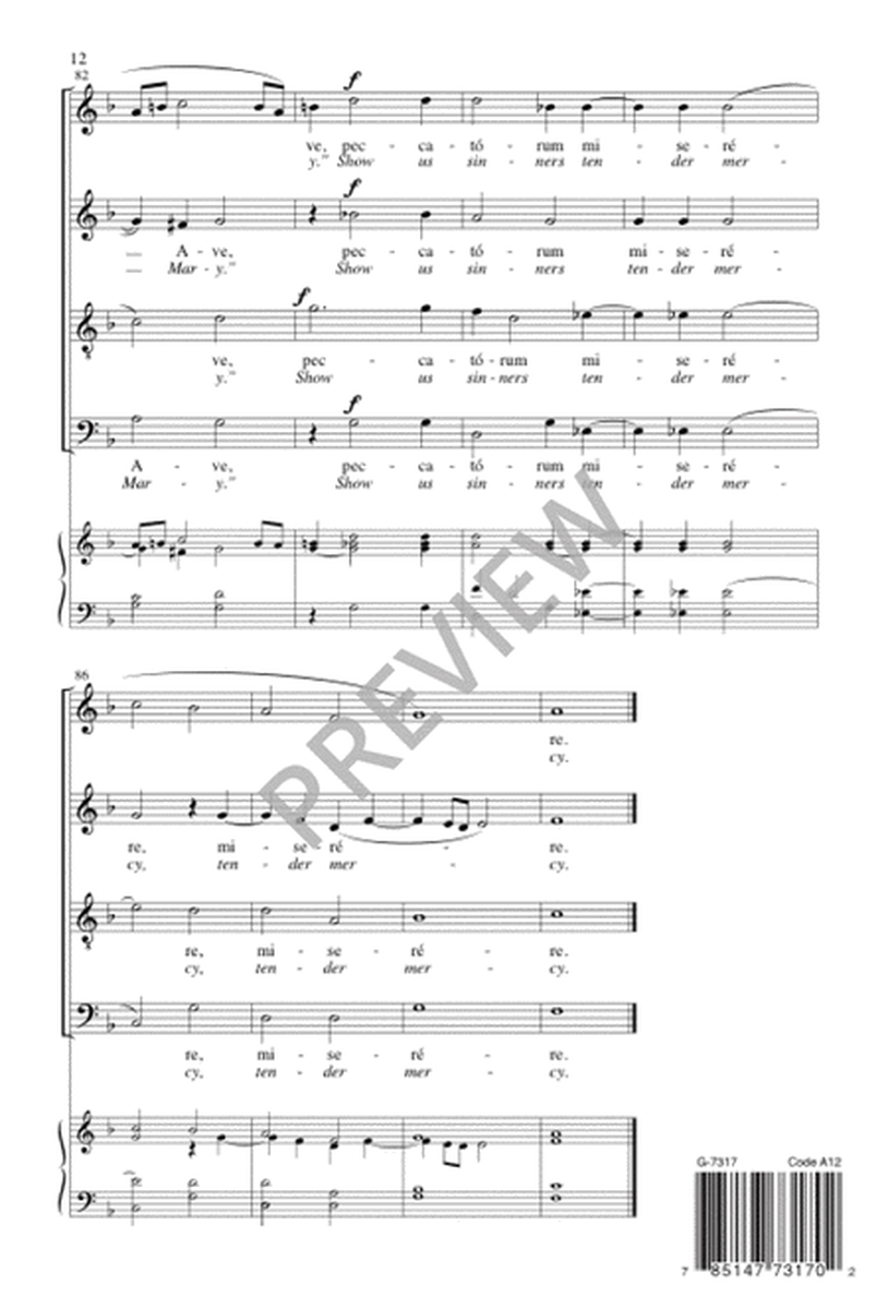Alma Redemptoris Mater by Francisco Guerrero 4-Part - Sheet Music