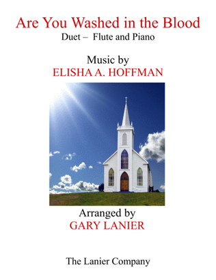 Book cover for ARE YOU WASHED IN THE BLOOD (Duet - Flute & Piano with Score/Part)