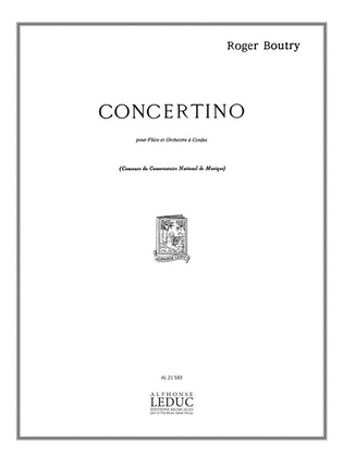 Book cover for Concertino (flute & Piano)