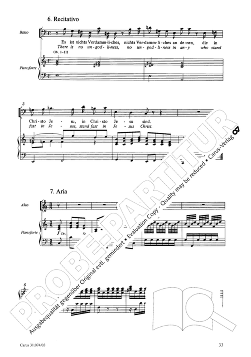 He who loves me, he will keep my saying (Wer mich liebet, der wird mein Wort halten) by Johann Sebastian Bach 4-Part - Sheet Music