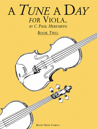 Book cover for A Tune a Day – Viola