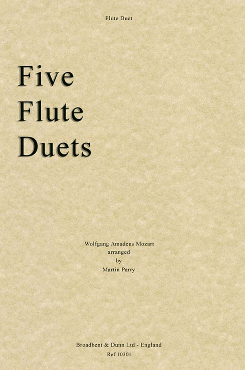 Five Flute Duets