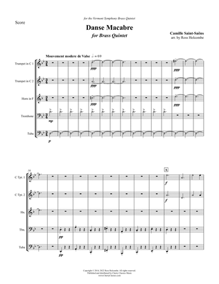 Danse Macabre for Brass Quintet