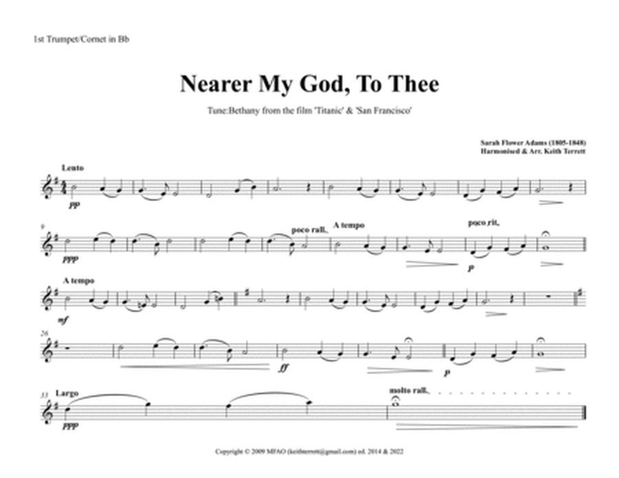 Nearer My God To Thee (Titanic) for Brass Quintet image number null