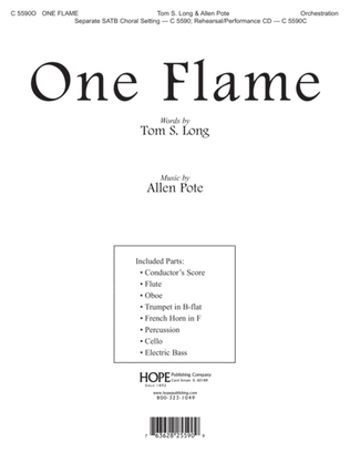 Book cover for One Flame