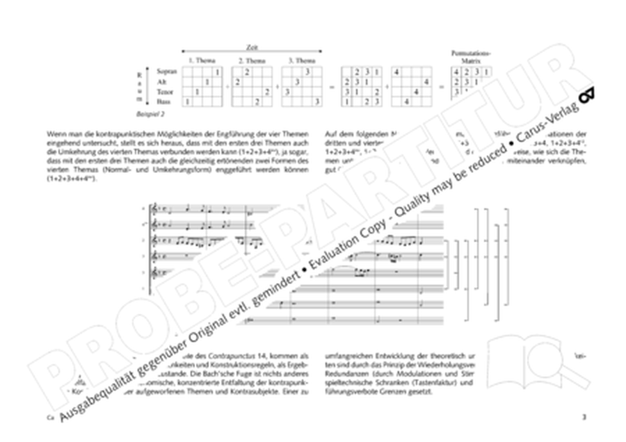 Contrapunctus 14 fur Orgel / Tasteninstrument