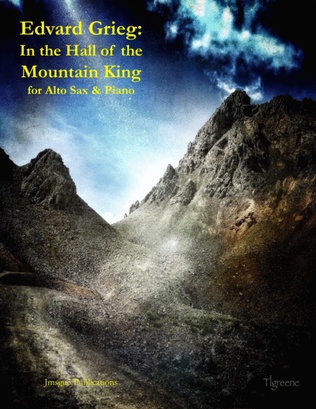 Book cover for Grieg: Hall of the Mountain King from Peer Gynt Suite for Alto Sax & Piano
