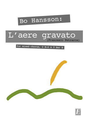 Book cover for L'aere gravato