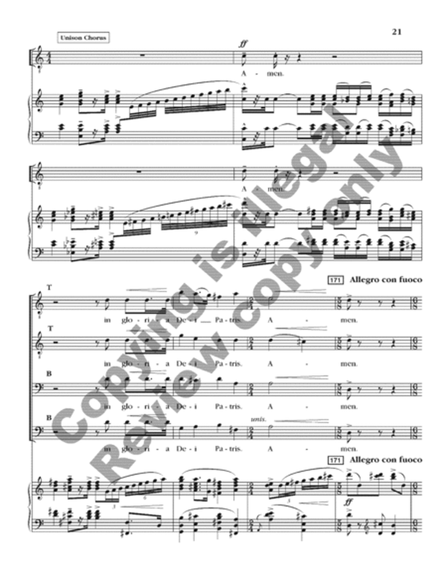 Gloria (Choral Score) image number null