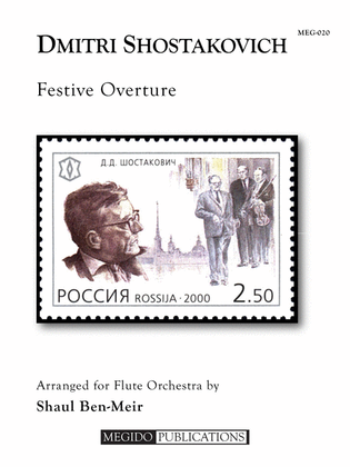 Book cover for Festive Overture for Flute Orchestra