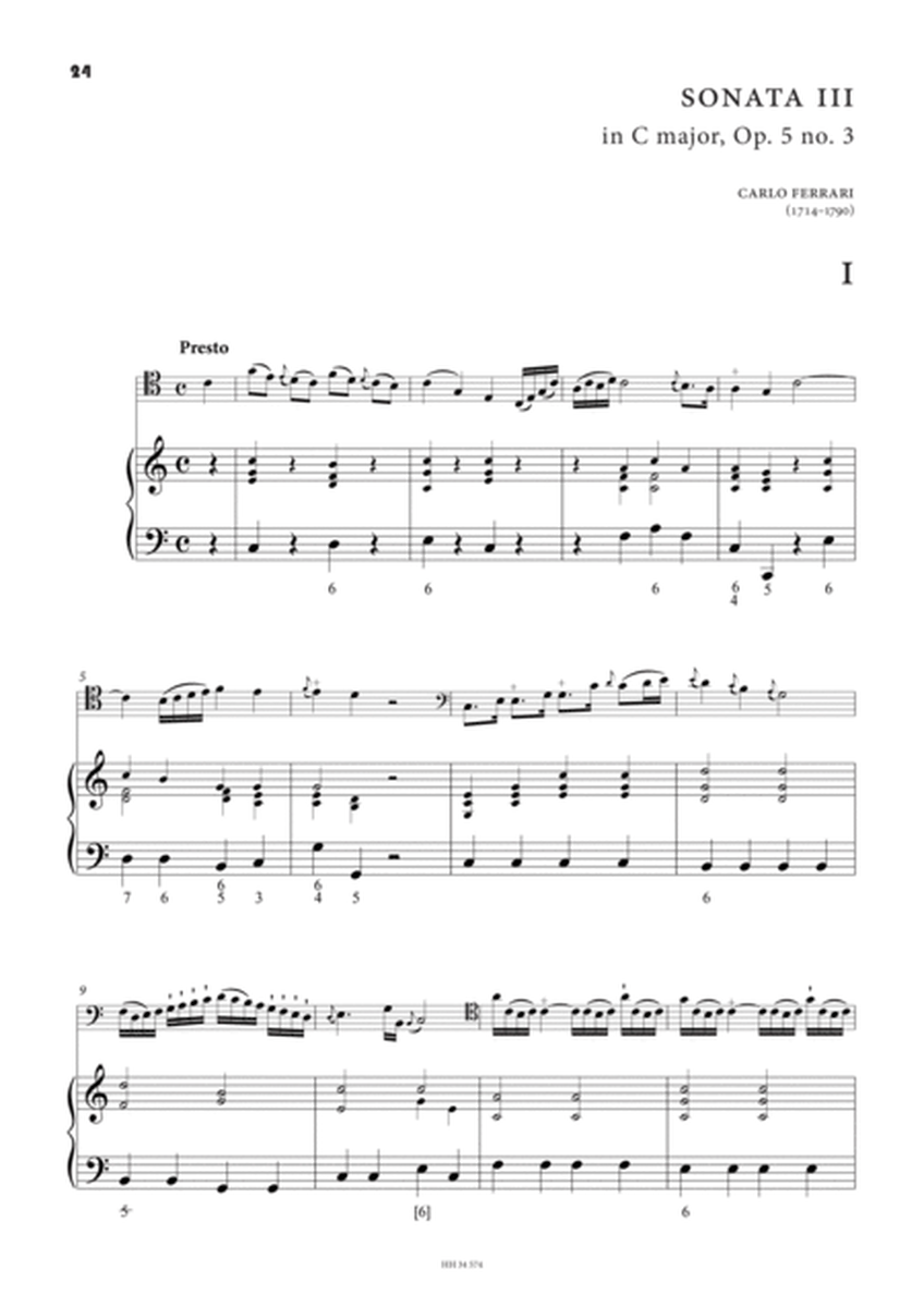 Six cello sonatas, op. 5 vol. 1