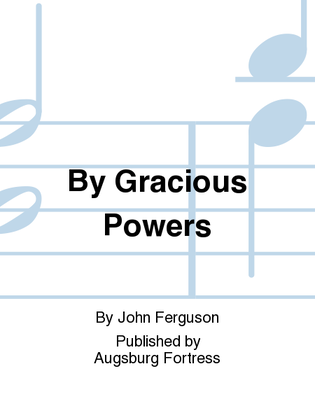 Book cover for By Gracious Powers