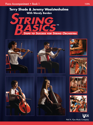 Book cover for String Basics - Book 1 - Piano
