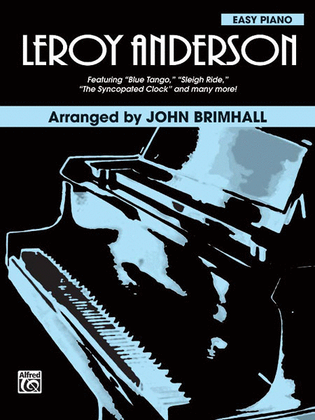 Book cover for Leroy Anderson For Easy Piano