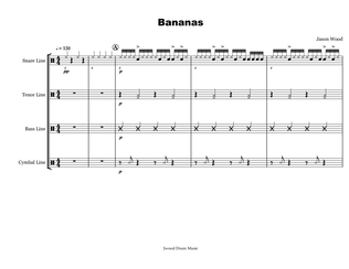 Bananas (Drumline Cadence)