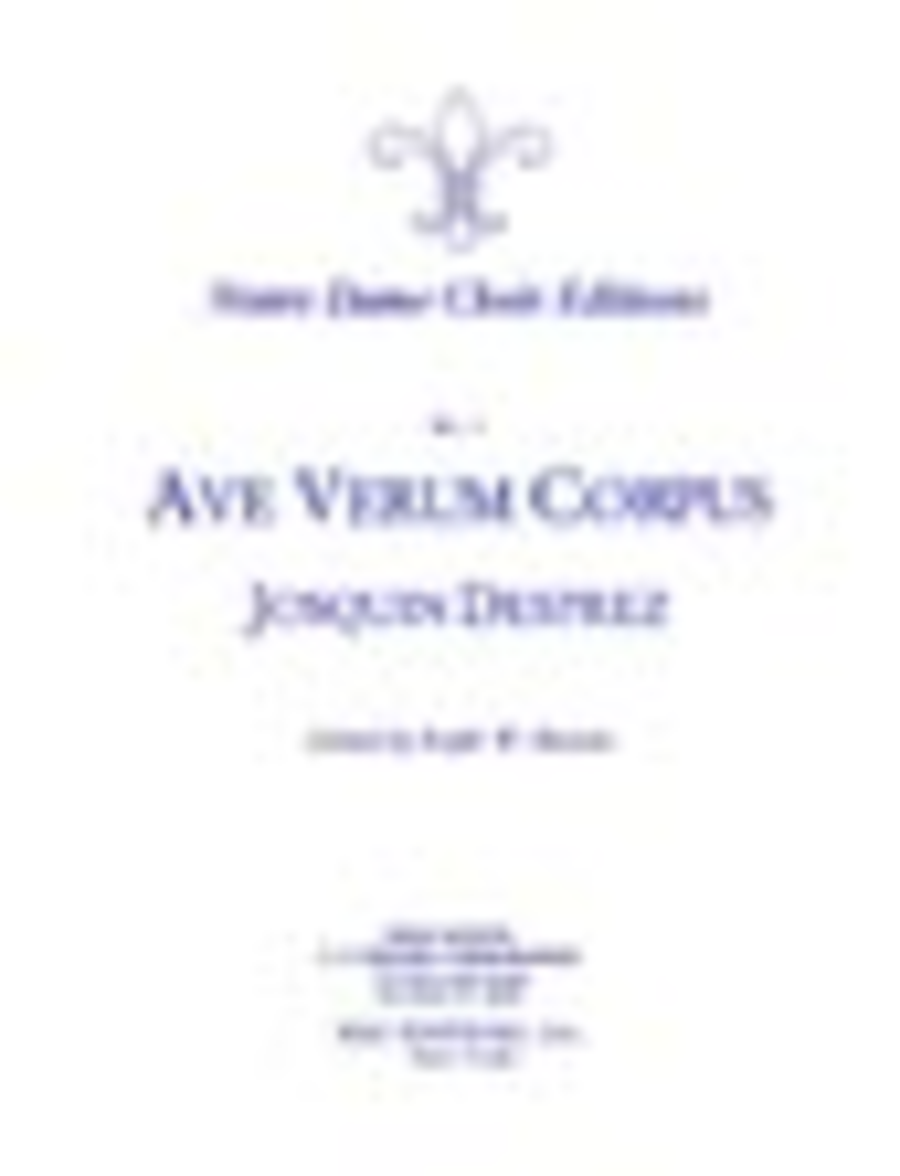 Ave verum corpus