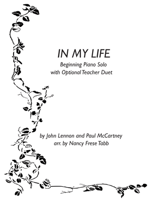 Book cover for In My Life