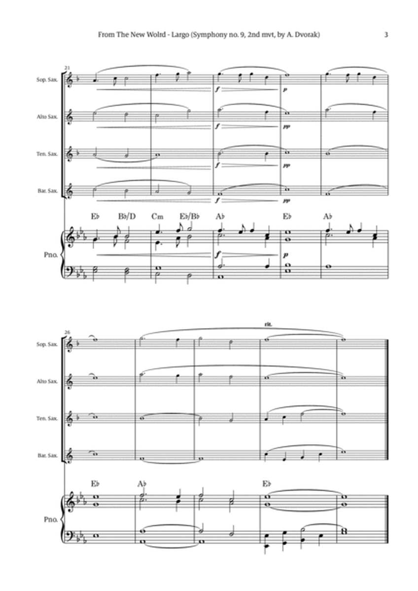 Largo (2nd movement of the Symphony no. 9 'From The New World') image number null