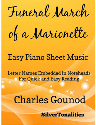 Book cover for Funeral March of a Marionette Easy Piano Sheet Music