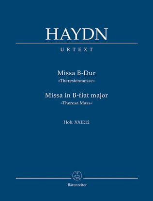 Book cover for Missa B flat major Hob.XXII:12