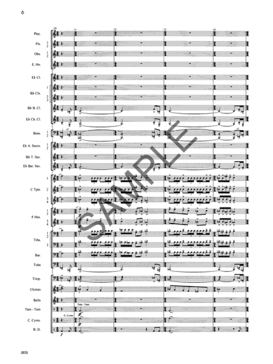 Aubrey Fanfare - Score