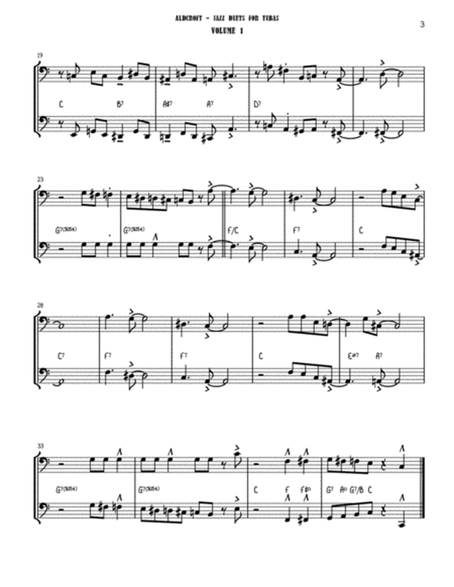 Jazz Duets for Bass Trombones, Volume 1