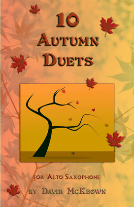Book cover for 10 Autumn Duets for Alto Saxophone