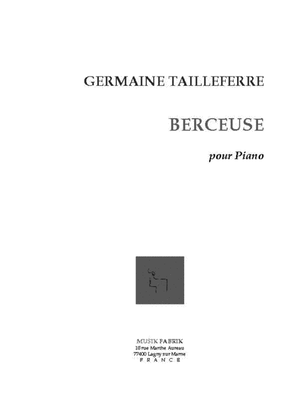 Book cover for Berceuse