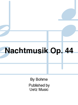 Book cover for Nachtmusik Op. 44