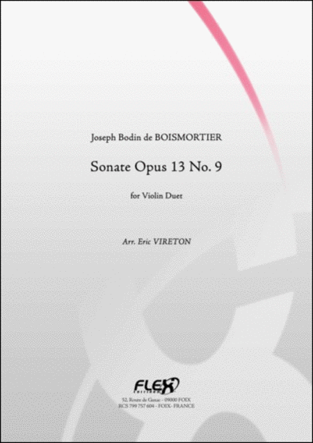 Sonata Opus 13 No. 9