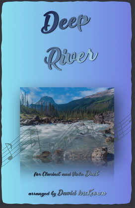 Book cover for Deep River, Gospel Song for Clarinet and Viola Duet