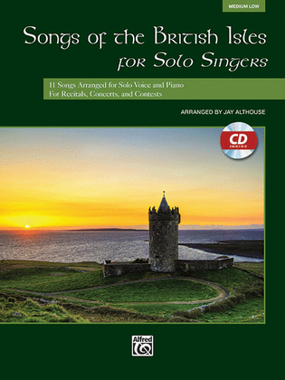 Book cover for Songs of the British Isles for Solo Singers