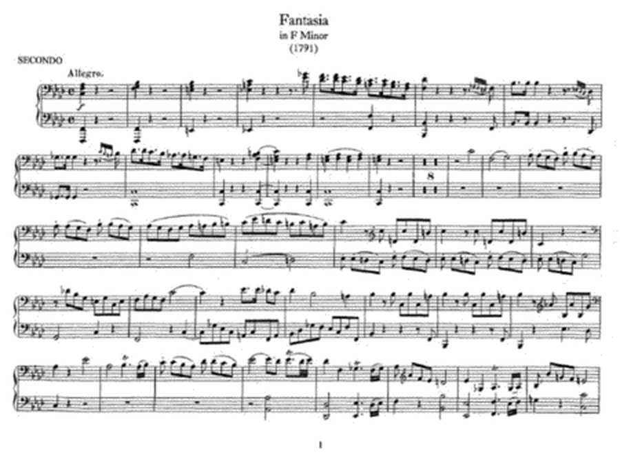 Mozart - Fantasia in F Minor (1792)