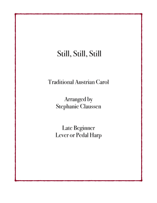 Still, Still, Still (Beginner harp solo)