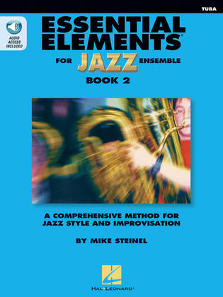 Book cover for Essential Elements for Jazz Ensemble Book 2 – Tuba