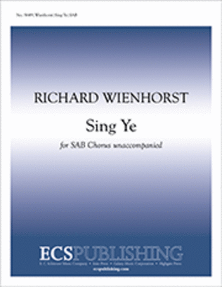 Book cover for Sing Ye