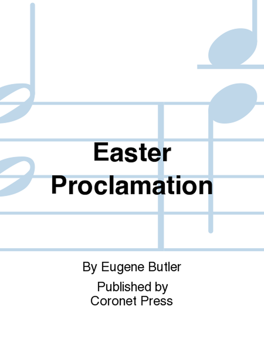 Easter Proclamation