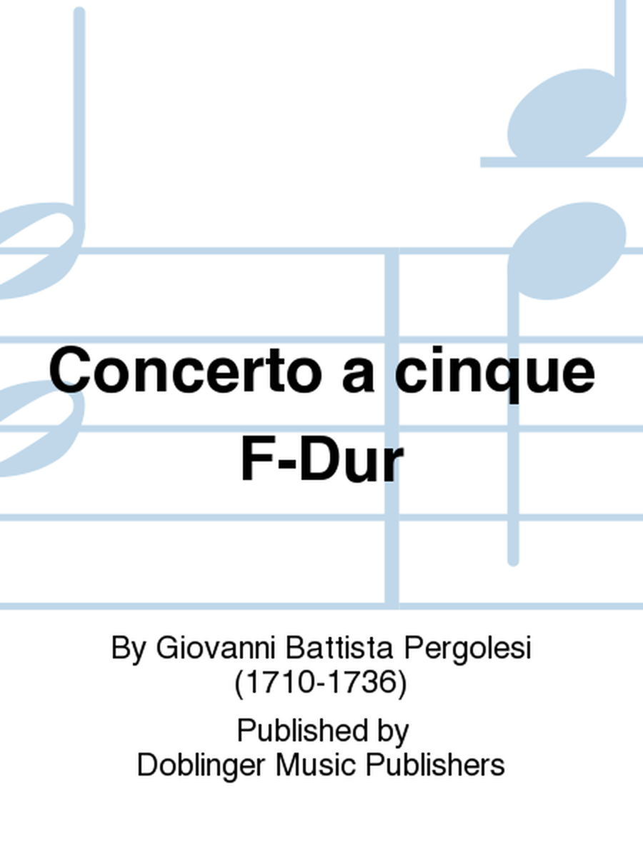 Concerto a cinque F-Dur